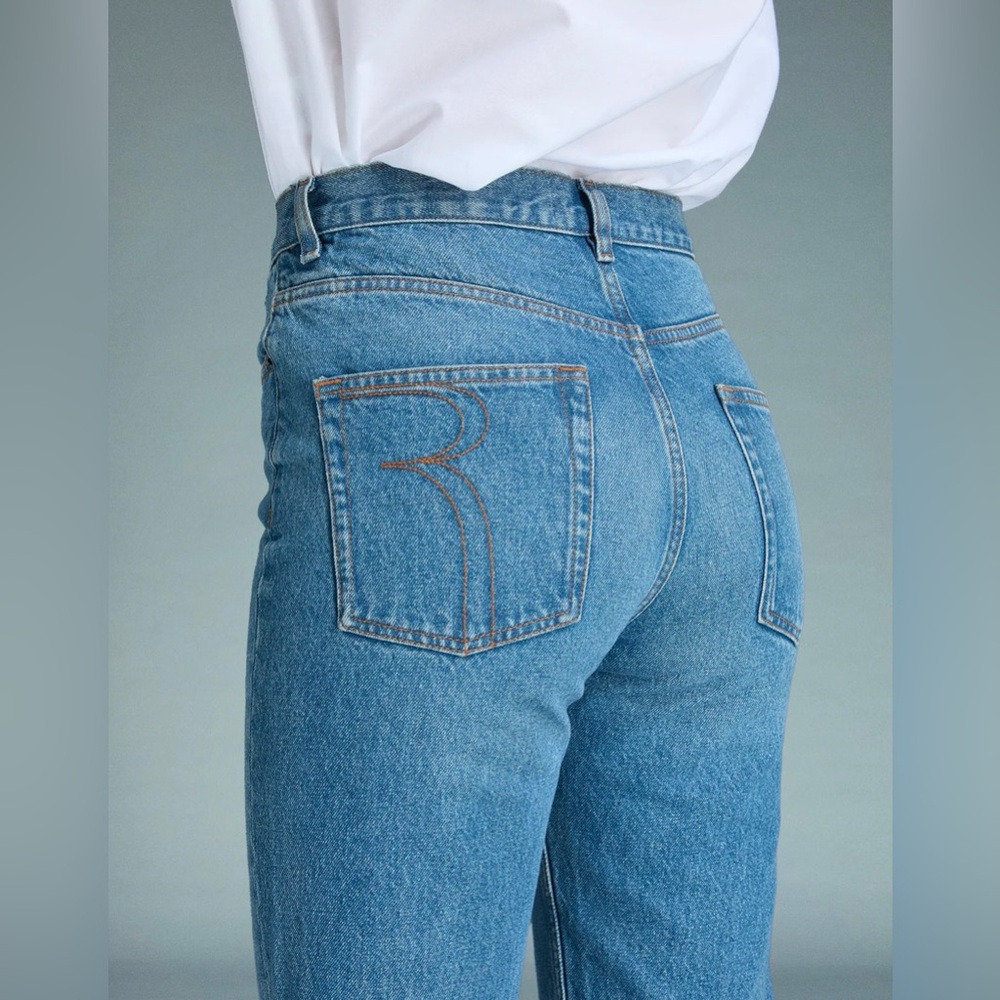 ROUJE ✨ Marais jeans indigo blue double stone color 26/2 - Picture 4 of 5